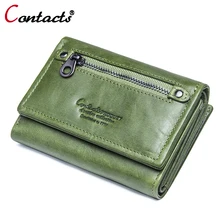 Contact's Brand Female Wallet Women Genuine Leather Purse Bank Card Holder Small Carteira Feminina Coin Purse Money Bag Clutch Contact's Brand Female Wallet Women Genuine Leather Purse Bank Card Holder Small Carteira Feminina Coin Purse Money Bag Clutch