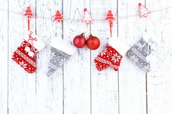 

Christmas Theme Photography Vinyl Backdrop For Wood Board Backgrounds Digital Printed Background Photographic Kids