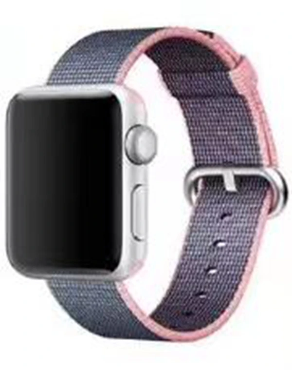 Модные новые нейлоновый ремешок для apple watch группа 42 мм 38 40 44 спортивный браслет ткань нейлон ремешок для iwatch 4 1/2/3 - Цвет ремешка: light pink