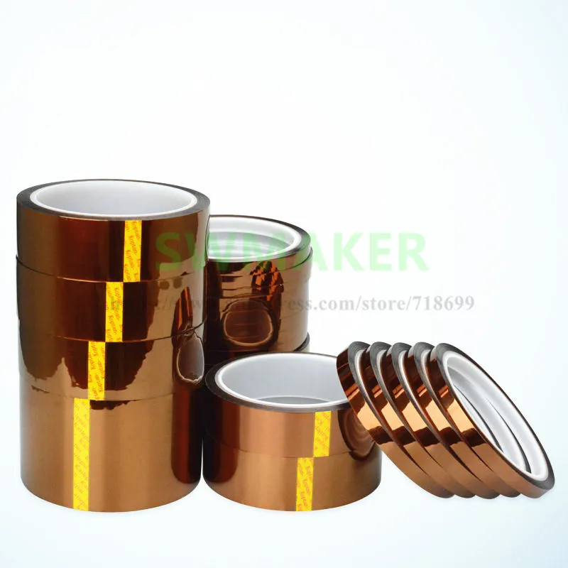 SWMAKER 33m Various sizes Kepton 3D Tape High Temperature BGA Heat Resistant Polyimide Reprap 3D Printers High Quality SWMAKER 33m Various sizes Kepton 3D Tape High Temperature BGA Heat Resistant Polyimide Reprap 3D Printers High Quality