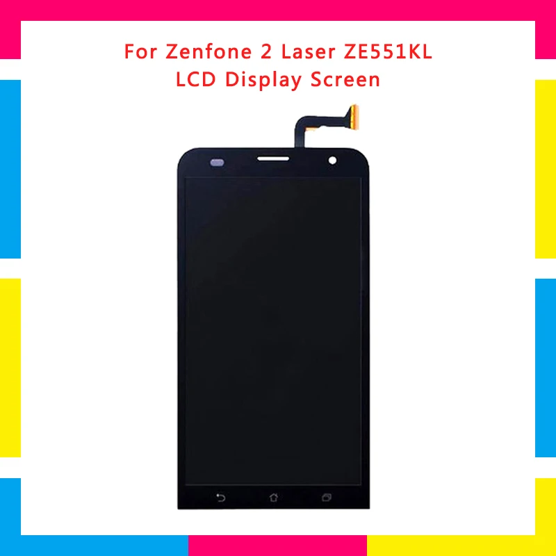 

5pcs LCD Display Screen With Touch Screen Digitizer Assembly For ASUS Zenfone 2 Laser ZE551KL Replacement