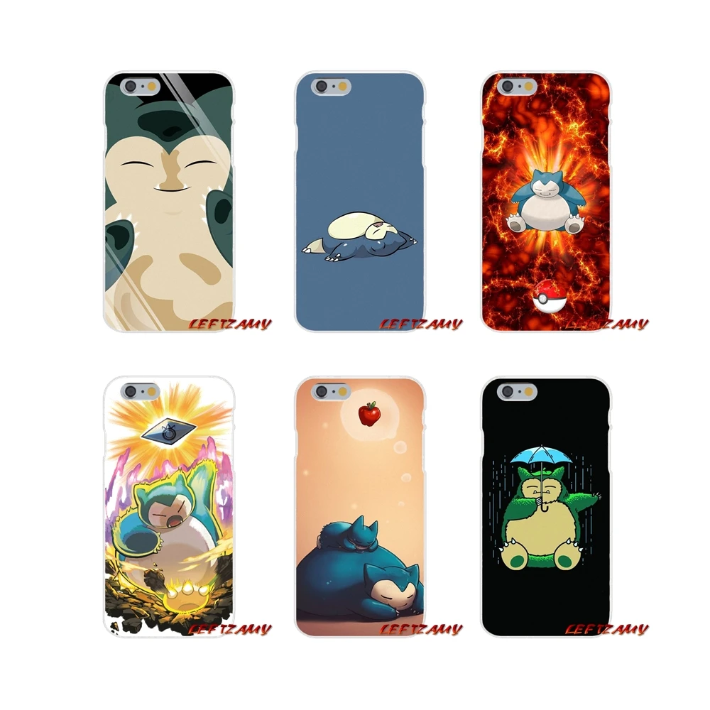 Настенные наклейки Jigglypuff snorlax аксессуары телефон оболочки чехлы для iPhone X XR XS MAX 4 4S