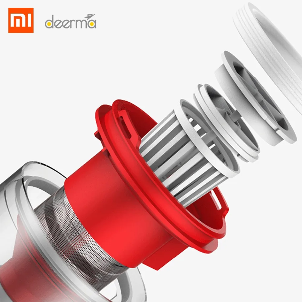 XIAOMI Deerma VC40 вертикальный пылесос ручной стальной сетчатый поворотный фильтр