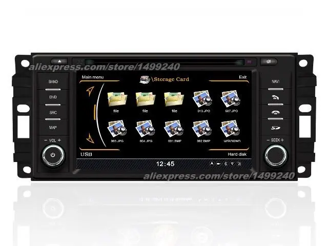 Для JEEP Commander 2008 ~ 2010 Автомобильная навигационная система GPS + радио TV DVD iPod BT 3G WIFI HD