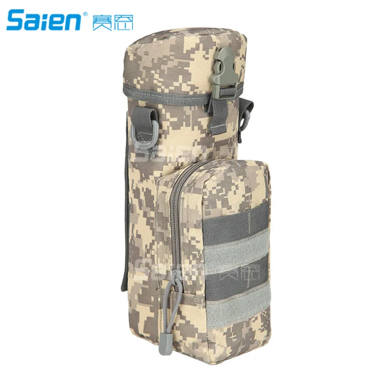 City Jogging Bags COMMANDO Pouch 10"x4" Tactical Molle kettle Pouch 1000D Nylon Holder Bag Case