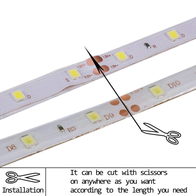 Светодиодная лента 5 м 60 светодиодный s/m Одноцветный 3528SMD гибкий светодиодный с 12 В источник питания 2A, белый/теплый белый/красный/желтый/зеленый/синий