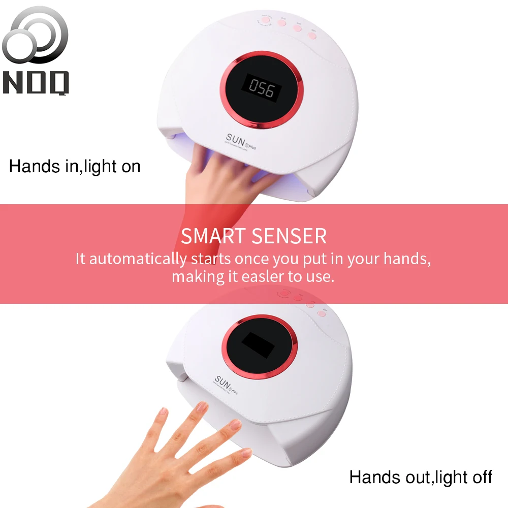 NOQ Max54W SUN5 Plus Светодиодный УФ светильник для ногтей сушилка 27 s маникюра сушка гель