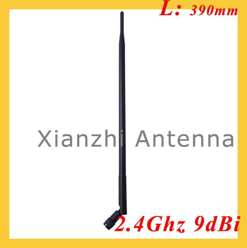 2.4GHz 9dBi High Gain 802.11B/G/N Screw-on RP-SMA Wireless WiFi Antenna USA 