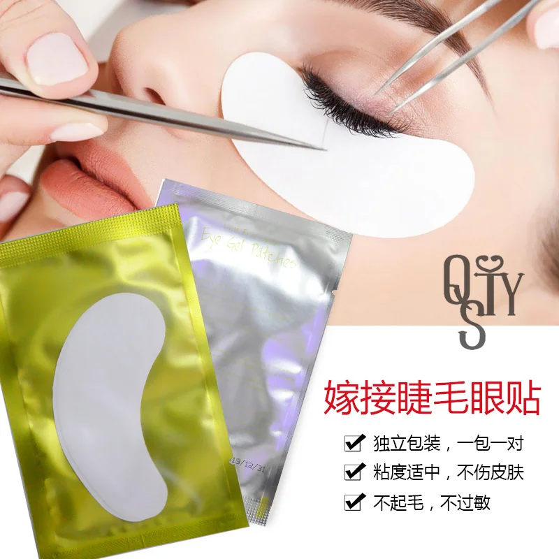 

10pairs Eyelash Extension Paper Patches,New Paper Patch Eyelash Under Eye Pads Lash Eye Tips Sticker Wraps Make Up Tools