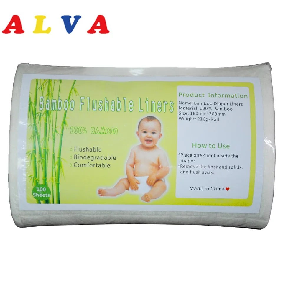 bamboo nappy liners