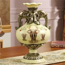 В древняя ваза цветок украшения украшение комнаты домашняя обстановка, американская пастырской цветы украшения аксессуары