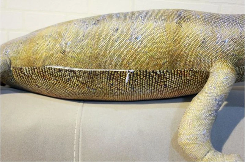 Dorimytrader Simulation Animal Lizard Plush Toy Big Realistic Animals Lizard Doll Gift for Kids Creative Decoration 100cm 39inch DY50027(22)_1