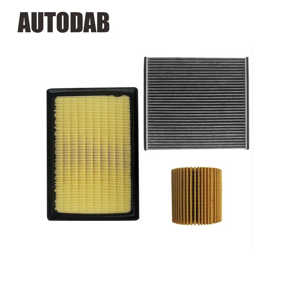 

High Quality filters for 2013 Toyota RAV4 2.5L air filter+oil filter+cabin filter