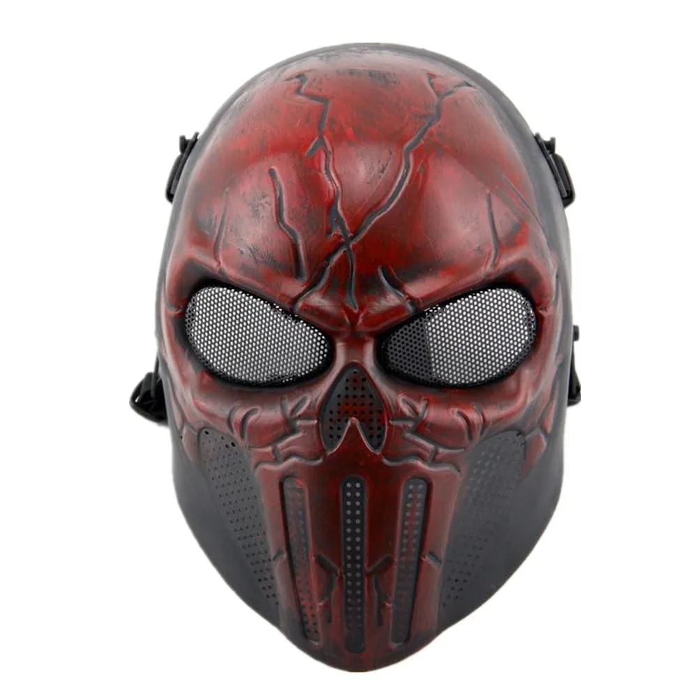 tactical skull face mask military Field scary horror skull mask ear protection shall live field mask for hunting paintball (7)