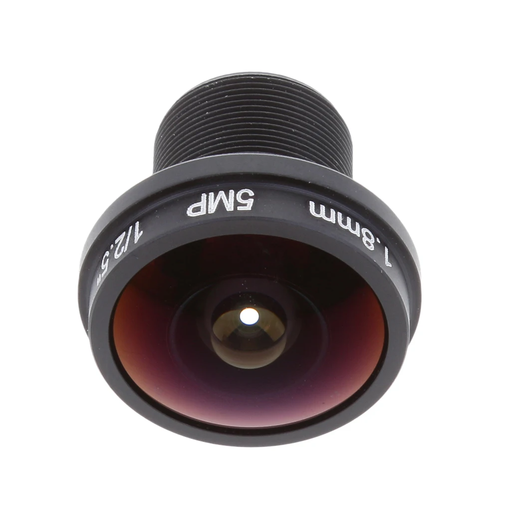 

Universal 180 Degree Fisheye fish eye Lens 1.8mm 1/2.5 inch 3 in 1 5 Mega Pixel Mount M12 x 0.5 Security Camera Lens