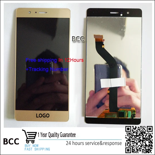 

Original New 5.2'' LCD DIsplay+Touch Screen Digitizer Assembly For Huawei P9 lite/G9 Test+Track