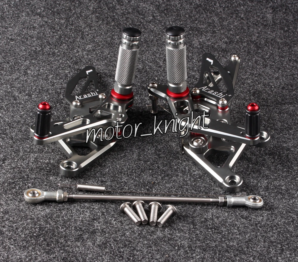 New Rearset Rear Set Foot Pegs For CBR 250R 2010 2014 Grayfoot