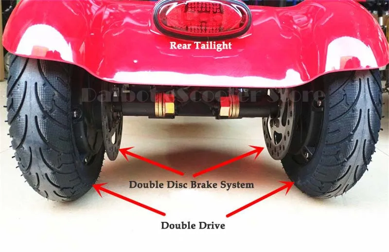 Sale Daibot Electric Scooter For Disabled Four Wheel Electric Scooters Double Drive 250W*2 Folding Electric Scooter For Elderly 22 Sale Daibot Electric Scooter For Disabled Four Wheel Electric Scooters Double Drive 250W*2 Folding Electric Scooter For Elderly 22