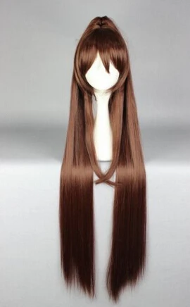 

xiuli 0003408 Women Syle 100cm Long Brown Ponytail Cosplay Party Costume Full Wig