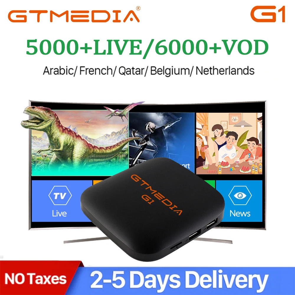 

GTmedia G1 Arabic Italia France Africa Spain Europe iptv box subscription support Enigma2 android tv box smart tv iptv m3u