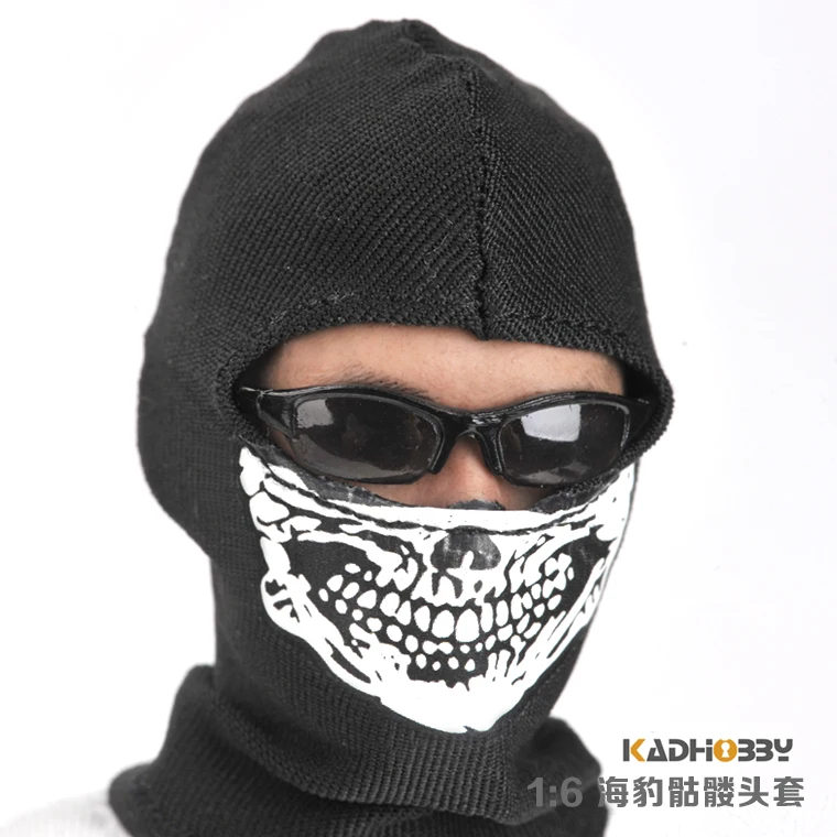 

Free Shipping skull Head mask,headgear for Action figure toys 1:6 soldier toys