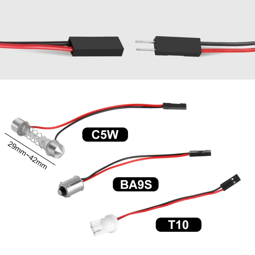 C5W светодиодная гирлянда BA9S T4W T10 W5W светодиодные лампы 48SMD Панель Купол Чтение светильник карта лампа автомобиля Подсветка Салона Авто 12V белого и синего цвета