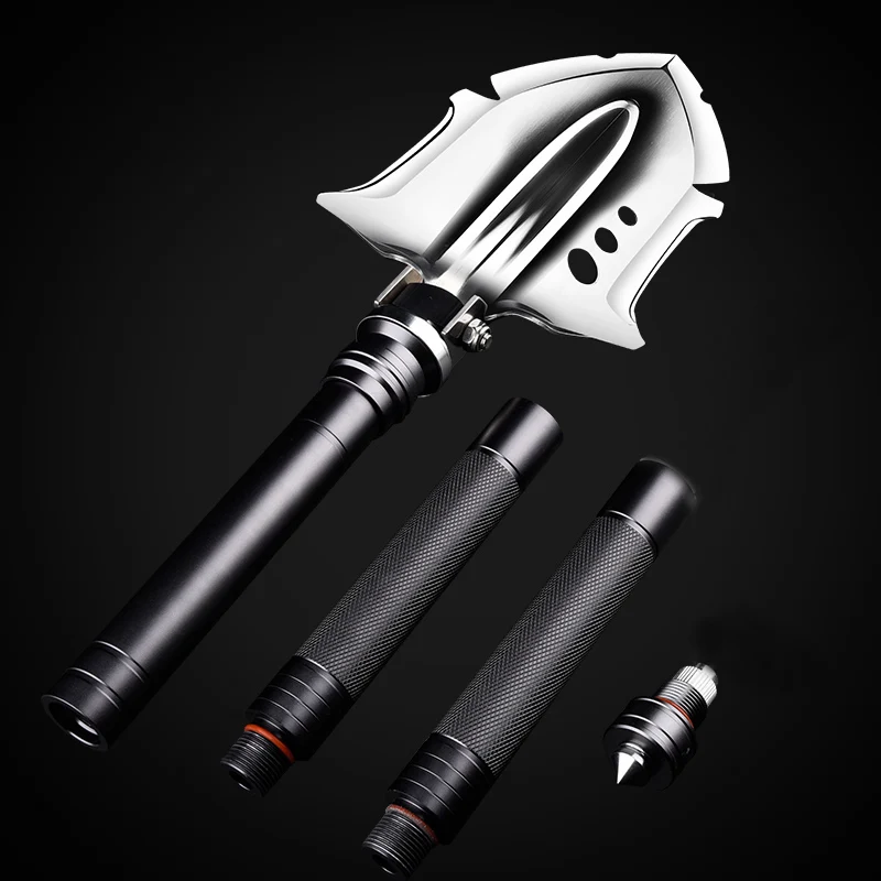 

Multi-function Camping Shovel Military Portable Folding Survival Spade Trowel Dibble Pick Emergency Garden Outdoor Tools EI29