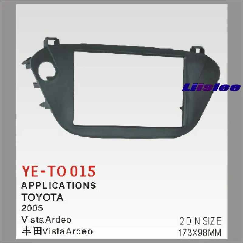 

Liislee 2 DIN Car Refitting Frame Panel For Toyota Vista Ardeo Radio Stereo CD DVD Player NAVI Navigation ABS Fascia Kits