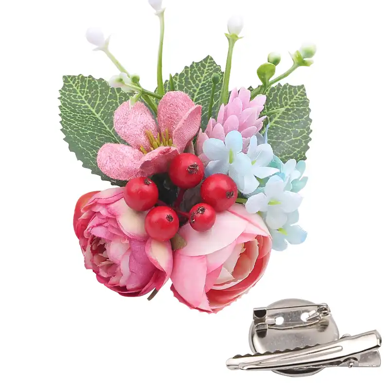 navy wedding hair accessories