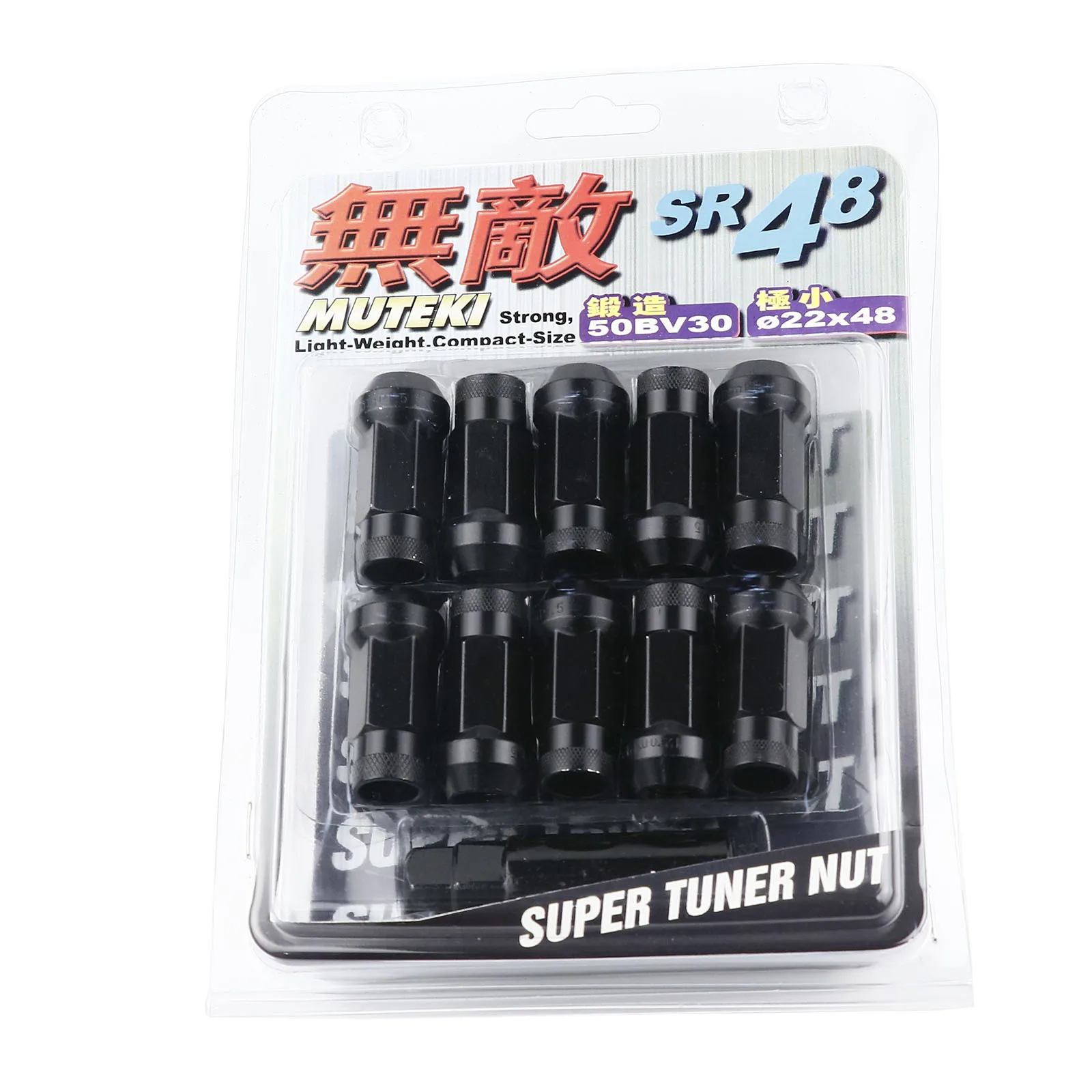 Muteki SR48 стальные удлиненные открытые гайки для обода раздвижные тюнерные 20