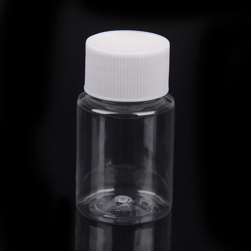 2 шт. 30 мл прозрачные пластиковые ПЭТ многоразовые герметичные бутылки Флаконы реагент магазин контейнер пластиковый винт крышка