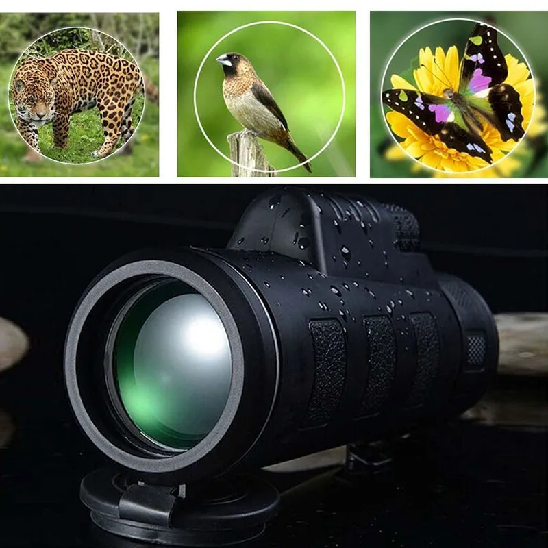 40x60 Hand Held Mini Telescope Waterproof Outdoor Hiking Camping Good