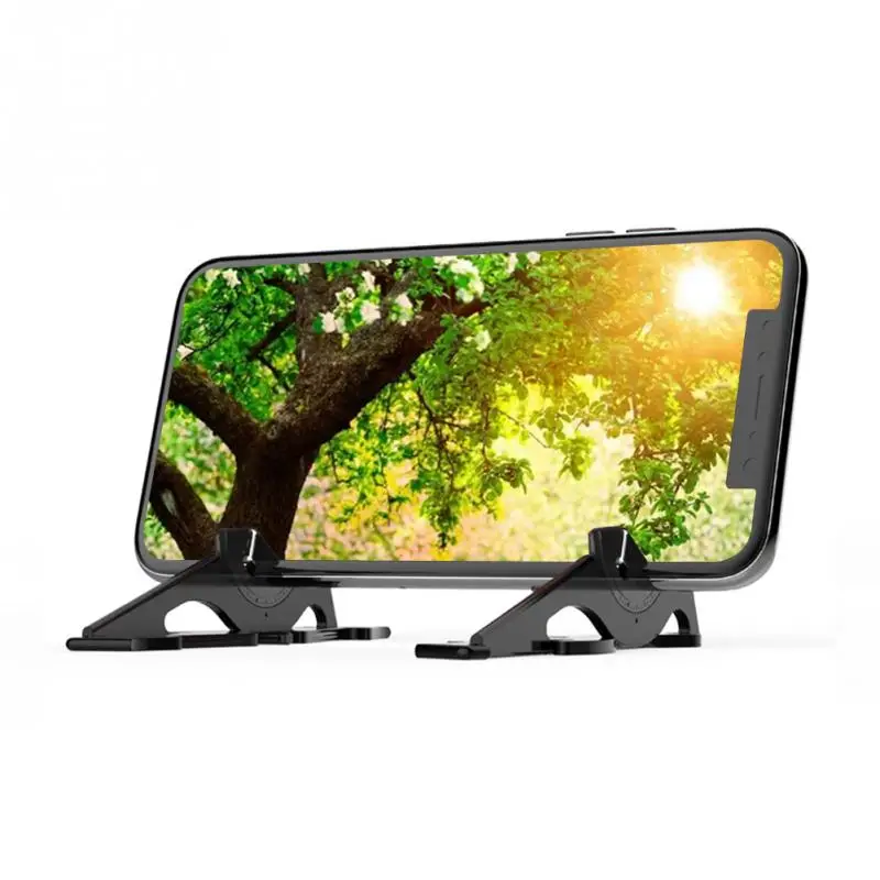 

Functional Phone Pocket Tripod Stand Portable Stabilize Adjustable Angle Phone Pocket Tripod Foldable Holder Support Within 180