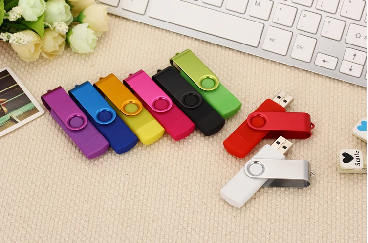 OTG вращающийся usb флеш-накопитель USB 8g 16gb pendrive 32gb 64gb 128gb memory stick Новая модная ручка-накопитель для компьютера Розничная упаковка