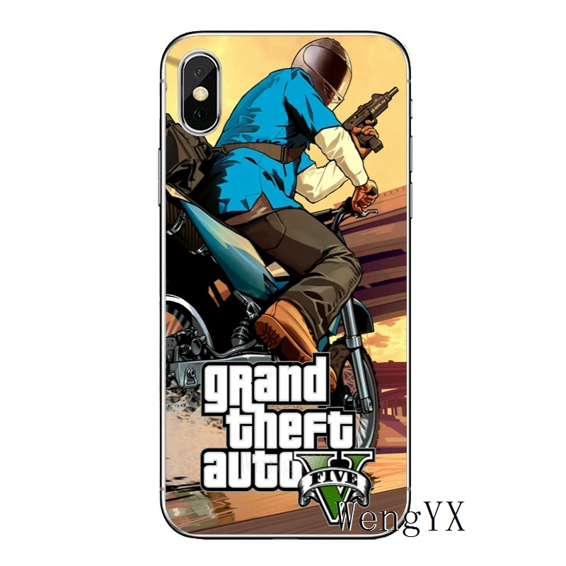 Gta 5 Grand Theft Auto V класса люкс для Xiaomi Redmi S2 5 plus 6A 4A 4x Note 3 4 5 5A 6 Pro Pocophone F1 мягкий термополиуретановый Чехол для мобильного телефона чехол - Цвет: Auto-V-A-06