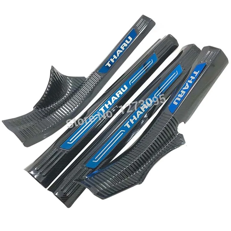 

For Volkswagen VW Tharu 2018 Stainless Interior Scuff Plate Door Sill Protector Trim Kick Guard Pedal Step Cover Car Accessories