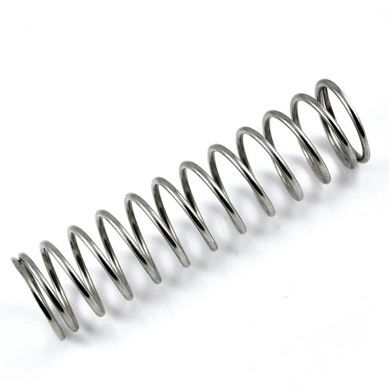 Steel compression Coil Coiled Springs OD 6mm x 32mm wire width 1mm 