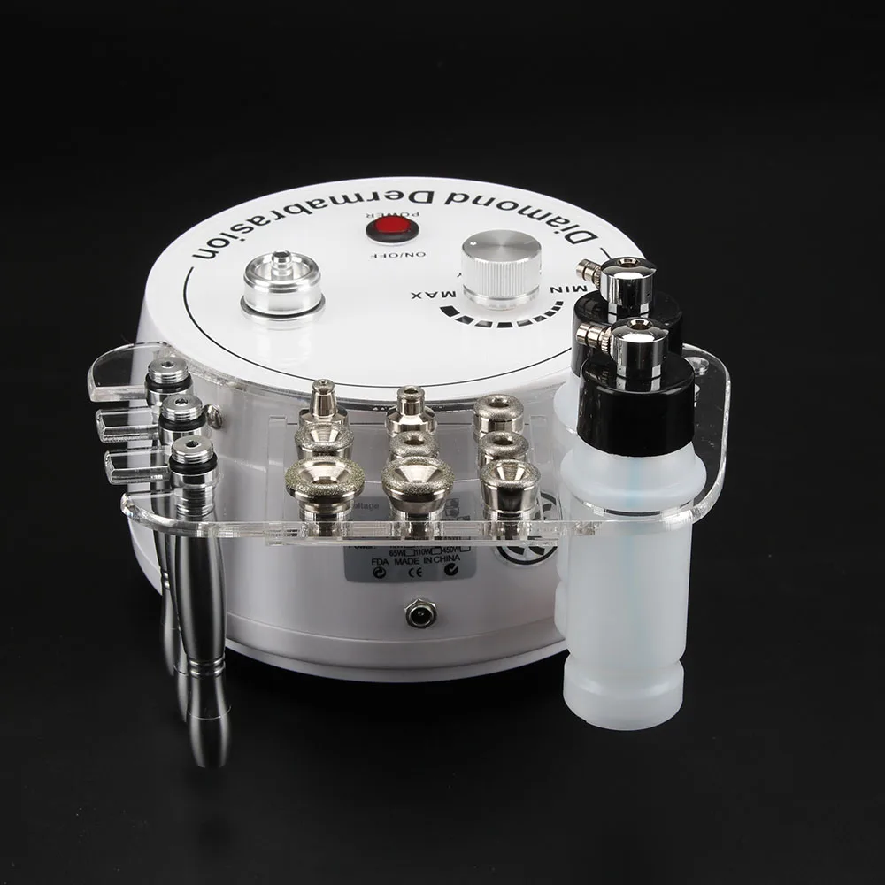 3 In 1 Dermabrasion Microdermabrasion Skin Scrubber Vacuum Hydro Sprayer Machine Salon