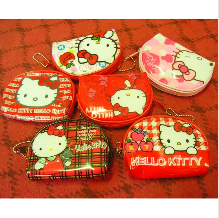 Сумка для монет из искусственной кожи Hello Kitty ручная работа yey 1358|Клатчи| |