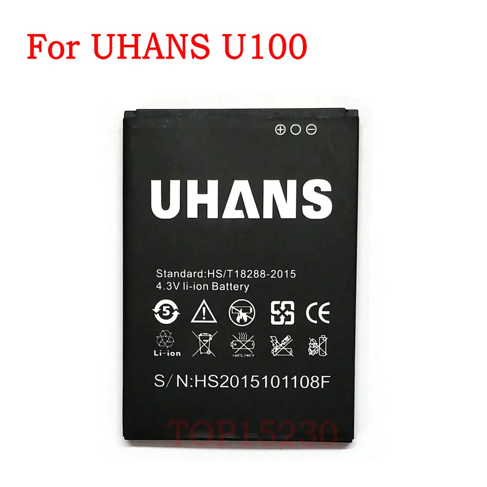 100% Новый оригинальный аккумулятор 2200 мАч для мобильного телефона UHANS