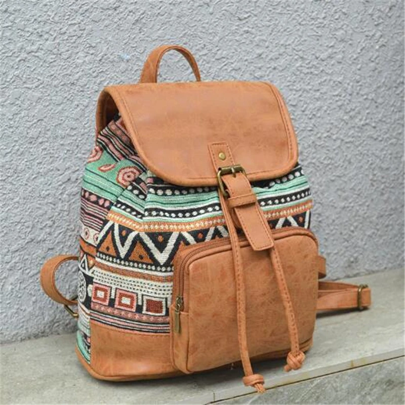 2017 جديد المرأة الطباعة على ظهره قماش المدرسة حقائب للمراهقين حقيبة كتف السفر الظهر Bagpack Bolsas Mochilas Femininas