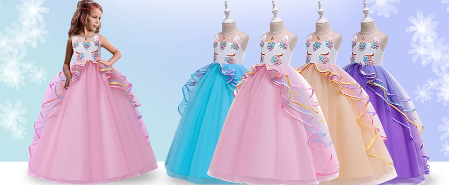 Летняя детская одежда, платье принцессы с цветочным узором для девочек платье для свадебной вечеринки элегантное платье одежда для маленьких девочек с юбкой-пачкой на возраст от 2 до 12 лет