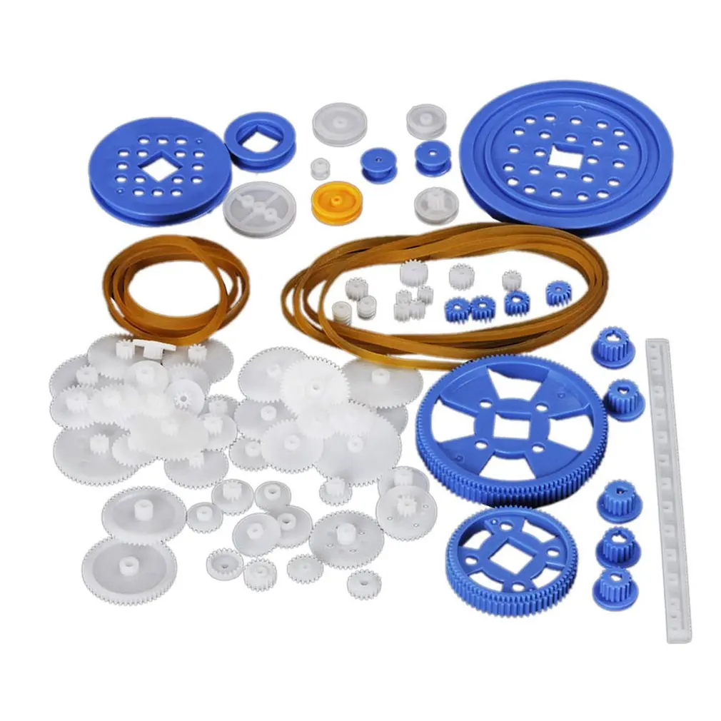 

61 styles/80 styles Plastic Gears Cog Wheels All The Module Robot Parts DIY Necessary Toy Car DIY Kit