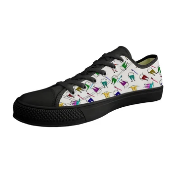 

Customized Shoes+Male Flats Canvas Sneakers Cartoon Dentist Printing Low Top Vulcanized Men Shoes Casual Sneakers for Man 2019