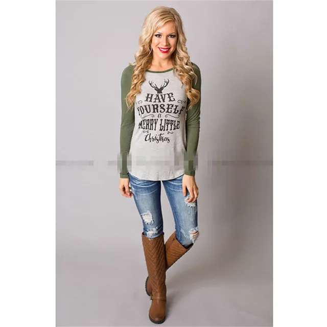 belva maternity shirts women autumn cotton elk head christmas stamp long sleeve t shirt clothes - Maternity Christmas Shirt belva maternity shirts women autumn cotton elk head christmas stamp long sleeve t shirt clothes - Maternity Christmas Shirt