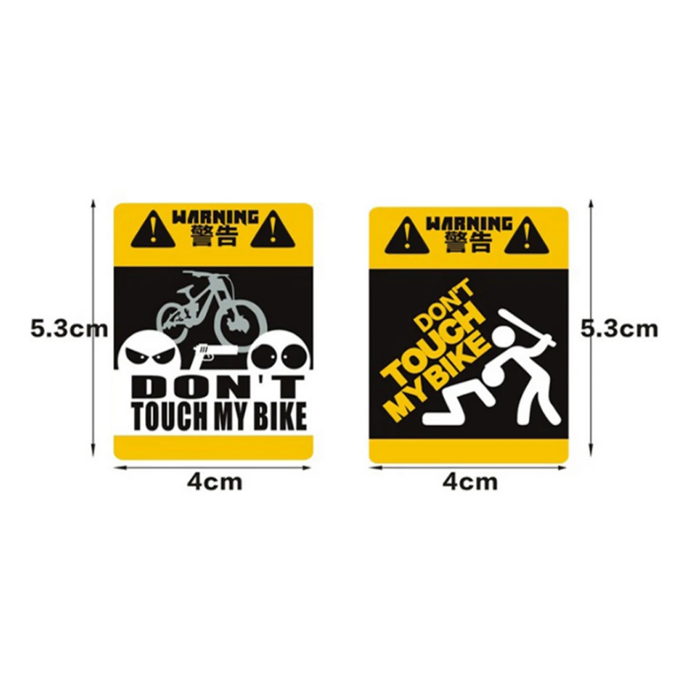 1 шт. светоотражающие наклейки для велосипедов водонепроницаемые предупреждающие наклейки на велосипед горный велосипед рамка украшения светоотражающие наклейки