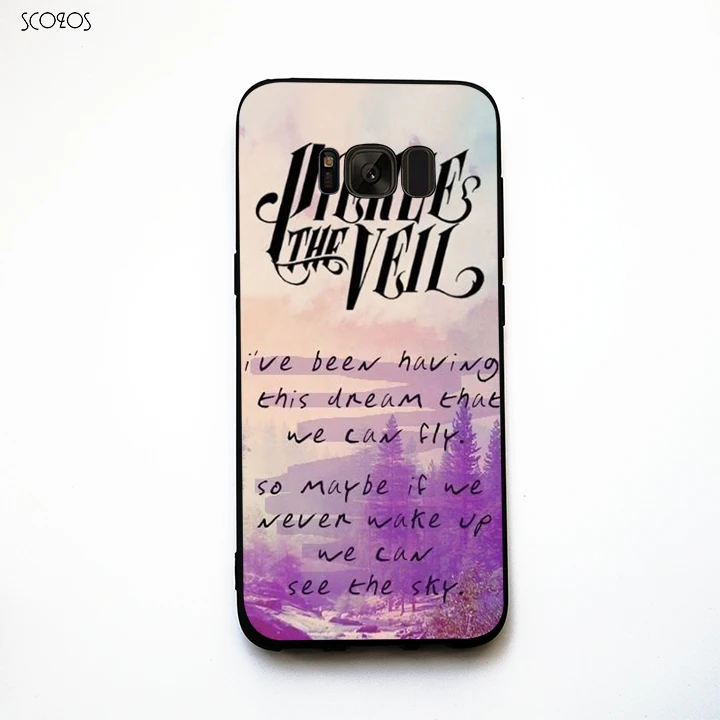 SCOZOS Ptv17 Pierce The Veil Phone Case Soft Cover For Samsung Galaxy S6 S7 Edge S8 Plus J5 J7 A3 A5 A7 2016 Note 8 |
