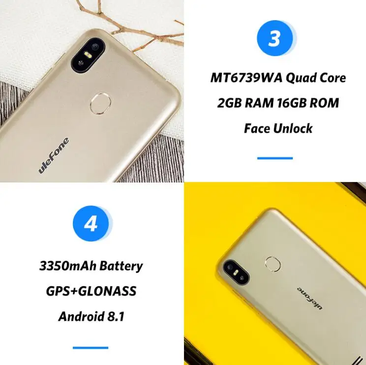 Original Ulefone S10 4G Mobile Phone 5.7