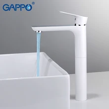 GAPPO basin faucet bathroom faucet mixers water tap white basin faucets waterfall faucet deck mounted taps G1048-2 G1048-31 gappo basin faucets black tall bathroom faucet water taps basin sink faucet taps mixers black faucet deck mounted