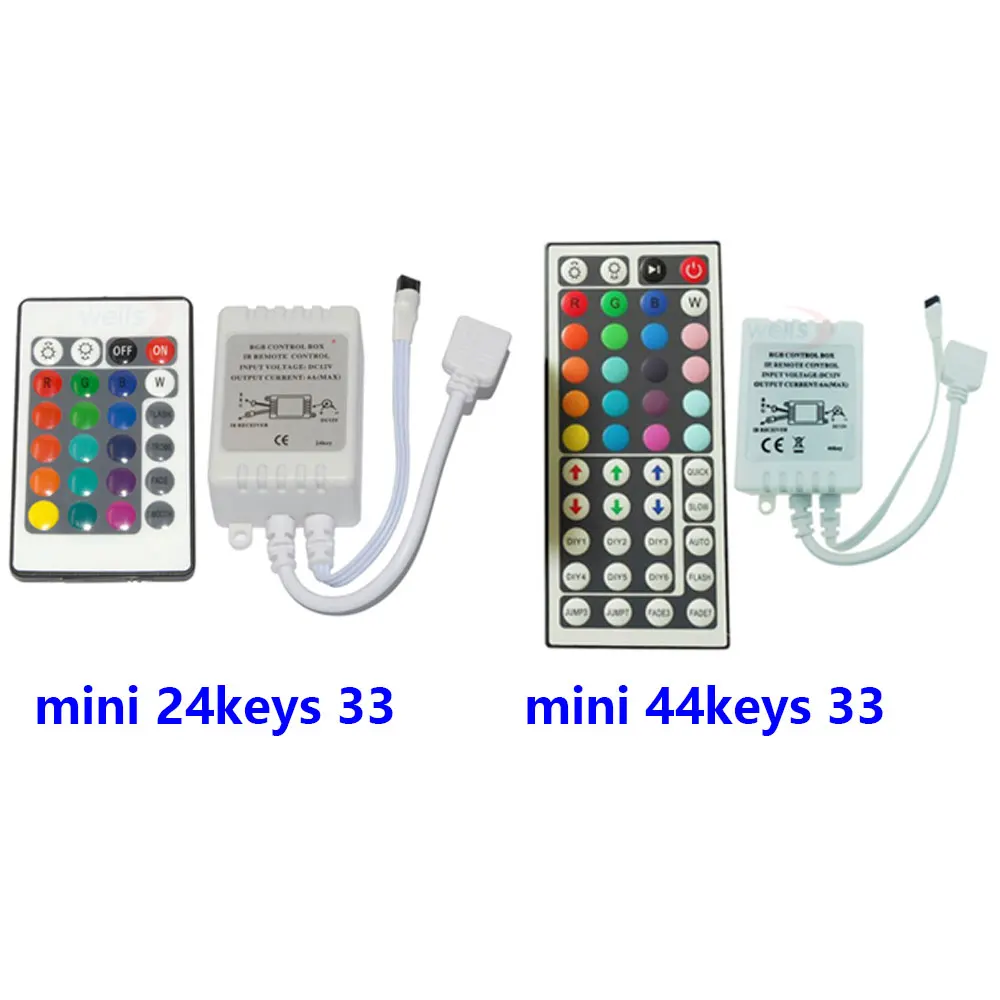 DC12V 24/44 клавиши RGB пульт дистанционного управления ИК Беспроводной Диммер